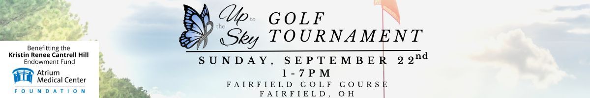 2024 Golf Tournament. Sunday, September 22, 2024 from 1PM to 7PM at Fairfield Golf Course in Fairfield, OH.